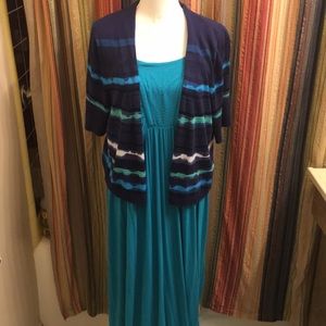 Gorgeous Maxi Dress with Matching Sweater